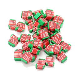 Christmas Socking Новогодние бусы из полимерной глины ручной работы, рождественские носки, 10 мм, около 1000 шт / упаковка