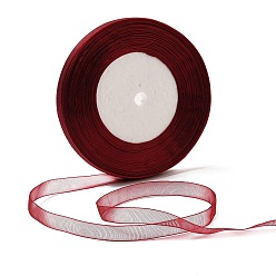 Серо-розавый Лентой из органзы, увядшая роза, 3/8 дюйм (10 мм), 50 ярдов / рулон (45.72 м / рулон), 10 рулоны / группа, 500yards / группа (457.2 м / группа)