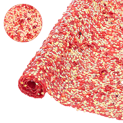 Оранжево-Красный Блеск исправление горный хрусталь, термоклей на спине, аксессуары для костюма, прямоугольные, коричневые, 40x24x0.2 см