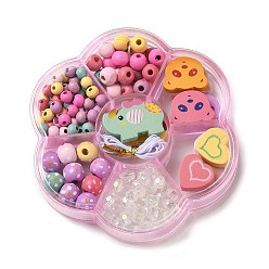 Mixed Shapes Тема детского дня, набор украшений из кленового дерева, наборы для изготовления своими руками, разнообразные, 16.5~20.5x17.5~29.5x5~6.5 мм, отверстие : 2 мм