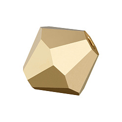 00030 26200 Crystal Aurum 2x Хрустальные бусины preciosa®, чешский хрусталь, биконус(451 69 302 рондель), 00030 26200 кристалл аурум 2x, 3 мм, отверстие: 0.8 мм