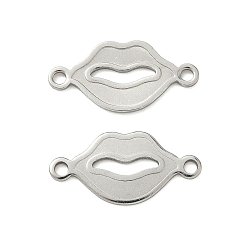 Нержавеющая Сталь Цвет 304 подвески для соединителей из нержавеющей стали, губа, не тускнеет, цвет нержавеющей стали, 9.5x19.5x1 мм, отверстие : 1.6 мм