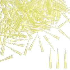 Желтый 2000шт. пластиковые наконечники для лабораторных пипеток, принадлежности наконечника насадки для жидкой пипетки, для лабораторных принадлежностей, желтые, 50x7 мм, внутренний диаметр: 5 мм