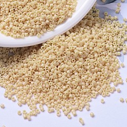 (DB1131) Opaque Pear MIYUKI Delica Beads, Cylinder, Japanese Seed Beads, 11/0, (DB1131) Opaque Pear, 1.3x1.6mm, Hole: 0.8mm, about 100000pcs/500g