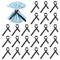 Black Imitation Leather Napkin Rings Straps, for Canteen Table Decoration Supplie, Black, 350x15x2mm