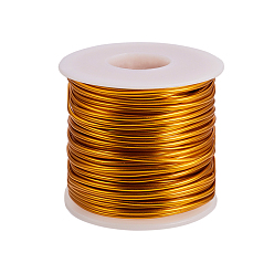 (932FM) Темно-синий аква-матовый с подкладкой Круглая алюминиевая проволока, гибкая металлическая проволока, цветочная проволока для поделок и поделок, темно-золотистые, 12 датчик, 2 мм, около 98.42 футов (30 м) / рулон