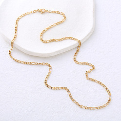 Золотой Ожерелья из нержавеющей стали figaro chain для женщин и мужчин, золотые