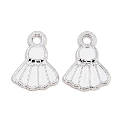 Платина Подвески из эмали и сплава, без кадмия и без свинца, спортивные темы, платина, 20.5x15.5x1.5 мм, отверстие : 2.5 мм