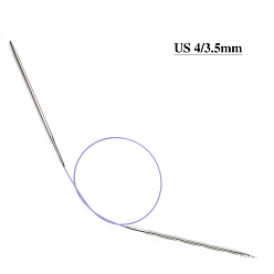 Случайный цвет 304 Круговые спицы из нержавеющей стали, спицы с двойным острием, Со сталью, случайный цвет, 650x3.5 мм
