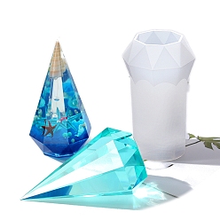 Белый Силиконовые формы для демонстрации пищевых продуктов своими руками, формы для литья смолы, белые, 117x65 мм