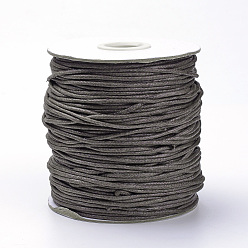 Coconut Brown Waxed Cotton Thread Cords, Coconut Brown, 1.5mm, about 100yards/roll(300 feet/roll)