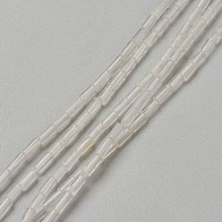 Quarzkristall Natürlichem Quarz-Kristall-Perlen Stränge, Kolumne, 4.3~5.6x2.3~2.5 mm, Bohrung: 0.9 mm, ca. 82~86 Stk. / Strang, 14.96~17.71 Zoll (38~45 cm)