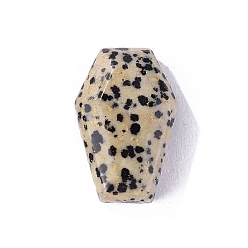 Далматинских Джаспер Натуральный далматинский яшмовый полигональный дисплей декоративный элемент, фигурка для украшения дома, энергетический камень рейки для исцеления, 30x20 мм