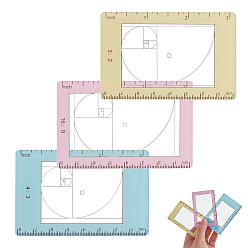 (52) Непрозрачная лаванда 1акриловый видоискатель, прямоугольные, разноцветные, 84x53x2 мм, 1 мешок / комплект