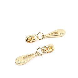 Золотой Ползунки на молнии из сплава, для багажа чемодан рюкзак куртка сумки пальто, золотые, 4.3x0.9 см