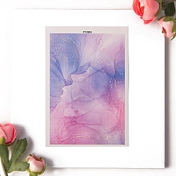 Сливовый Серьги из полимерной глины, бумага для переноса воды, украшение подвески из глины, водорастворимые наклейки, слива, 138x95 мм