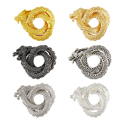 (52) Непрозрачная лаванда 6 шт. 6 цвета латунных бусин, дракон/змея, разноцветные, 25 мм, 1 шт / цвет