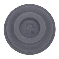 Серый Дизайнерские доски из полиэтилена и бусин, доска для дизайна браслета, поднос для изготовления ювелирных изделий из бисера своими руками, плоско-круглые, серые, периметр браслета: 7-7/8 дюйм (20 см)