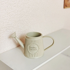 Темный Хаки Мини-модель лейки из сплава, аксессуары для кукольного домика с микро-ландшафтом, притворяясь опорными украшениями, Темный хаки, 25x53 мм, внутренний диаметр: 17 мм