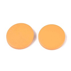 Золотистый Расписные бусы из натурального дерева, плоско-круглые, золотые, 30x5~5.5 мм, отверстие : 2 мм