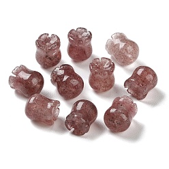 Strawberry Quartz Natural Strawberry Quartz Beads, Lily of The Valley, 10x9.5mm, Hole: 1.2mm