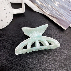 Бледно-Зеленый Акриловые заколки для волос с хвостом русалки, аксессуары для волос для женщин и девочек, бледно-зеленый, 85x48 мм