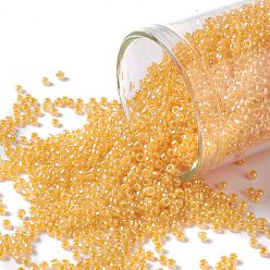 (148) Ceylon Peach Cobbler Круглые бусины toho, японский бисер, (148) сапожник из цейлонских персиков, 15/0, 1.5 мм, отверстие : 0.7 мм, Около 15000 шт / 50 г