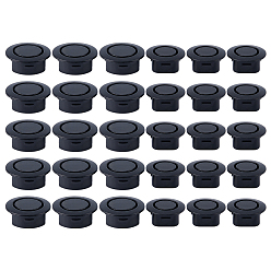 Черный 30шт. 2 виды пластиковых крышек, декоративная накладка для отверстия под автомобильный радар, чёрные, 26~30x12 мм, внутренний диаметр: 20.5x17.5 мм, 15 шт / стиль