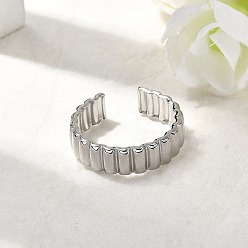 Нержавеющая Сталь Цвет 304 открытые манжеты из нержавеющей стали, цвет нержавеющей стали, 6 мм