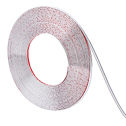 Gainsboro 13M Synthetic Rubber Self Adhesive Car Body Strips, Gainsboro, 6.5mm
