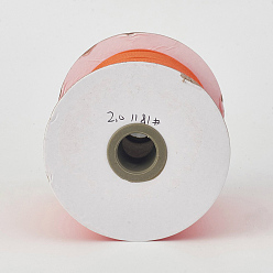 Dark Orange Eco-Friendly Korean Waxed Polyester Cord, Dark Orange, 1mm, about 169.51~174.98 Yards(155~160m)/Roll