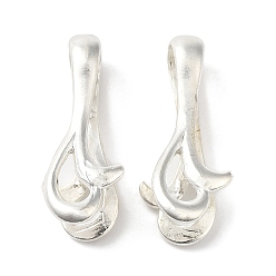 Платина Латуни льда поручительств выбор щепотка, без свинца, платина, 26x10x11 мм, отверстие : 5x7 мм, штифты : 1 мм