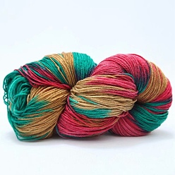 Colorful Acrylic Fiber Yarn, Gradient Color Yarn, Colorful, 2~3mm, about 50g/roll