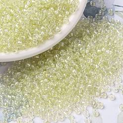 (RR3643) Миюки круглые бусины рокайль, японский бисер, (rr 3643), 8/0, 3 мм, отверстие : 1 мм, Около 2111~2277 шт / 50 г