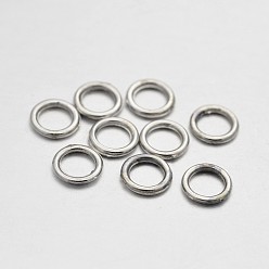 Platinum Alloy Linking Rings, Platinum, 6x0.8mm