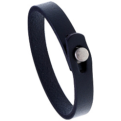 Черный 1ПК панк ретро этнический стиль кожаный браслет ручной работы пара литературный ремешок на руку для мужчин, чёрные, 8-5/8 дюйм (22 см), шириной 10 мм 