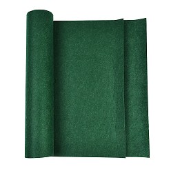 Green Polyester Felt Fabric, Rectangle, Green, 3000x390x1mm