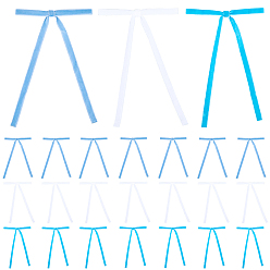 (52) Непрозрачная лаванда 30шт. 3 цвета бархатный бант, с проволочными стяжками, для поделок подарочная упаковка свадебные конфеты украшение партии, разноцветные, 170~185x130~133x6 мм, 10 шт / цвет