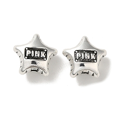 Звезда Сплавочные овальные бусины тибетского стиля , без кадмия и без свинца, звезда, 14x15x8 мм, отверстие : 2 мм, Около 249 шт / 1000 г