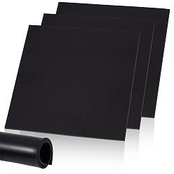 Black Silicone Pads, Reusable Anti Slip Pad, Square, Black, 200x200x3mm