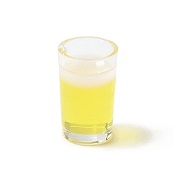 Drink 3подвеска из смолы, с платиновым тоном железная петля, пить, 18.5x11.5 мм, отверстие : 1.5 мм