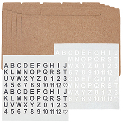 Цвет Древесины 25 листы прямоугольной бумаги, разделители для папок, Вкладка индексной страницы для планировщика, блокнота и переплетных листов, с 2шт. самоклеящихся полипропиленовых наклеек, деревесиные, 125x86x0.3 мм