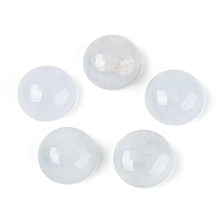 Аква Натуральный бирманский жадеит/бирманские кабошоны из жадеита, полукруглый, 12x5~5.5 мм