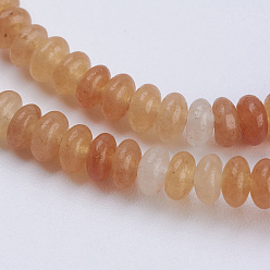 Mixed Stone Natural & Synthetic Mixed Stone Beads Strands, Rondelle, 4.5~5x2~2.5mm, Hole: 0.8mm, about 162~166pcs/strand, 15.1  inch~15.3 inch(38.5~39cm)