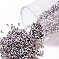 (PF568) PermaFinish Light Amethyst Metallic Toho runde Rocailles, japanische Rocailles, (pf 568) permafinish light amethyst metallic, 15/0, 1.5 mm, Bohrung: 0.7 mm, über 3000pcs / Flasche, 10 g / Flasche