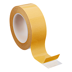 Золотистый Двусторонняя клейкая лента ПВХ, для упаковки бумажных поделок открытки ручной работы фотоальбомы, золотые, 4.5 см, 50 м / рулон