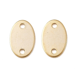 Настоящее золото 24K Подвески из латуни, без кадмия и без свинца, овальные связи, реальный 24 k позолоченный, 10.5x7x0.7 мм, отверстие : 1 мм