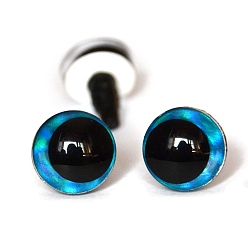 Темно-Голубой Пластиковый безопасный глазок для корабля, для поделок куклы игрушки кукольные плюшевые животные изготовление, глубокое синее небо, 18 мм