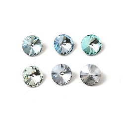 (52) Непрозрачная лаванда K 5 кабошоны из стеклянного страза, задние и задние, граненые, конус, горный хрусталь Риволи, разноцветные, 8x4 мм