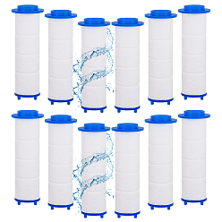 Белый Пластиковый воздушный фильтр очиститель воздуха, колонка, белые, 70x24 мм